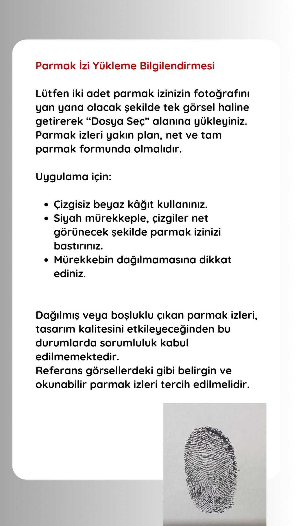 925 Ayar Gümüş Kişiye Özel Parmak İzi Kalp Bileklik