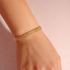 925 Ayar Gümüş Çift Bileklik | Unisex Örgü Zincir Bileklik Seti